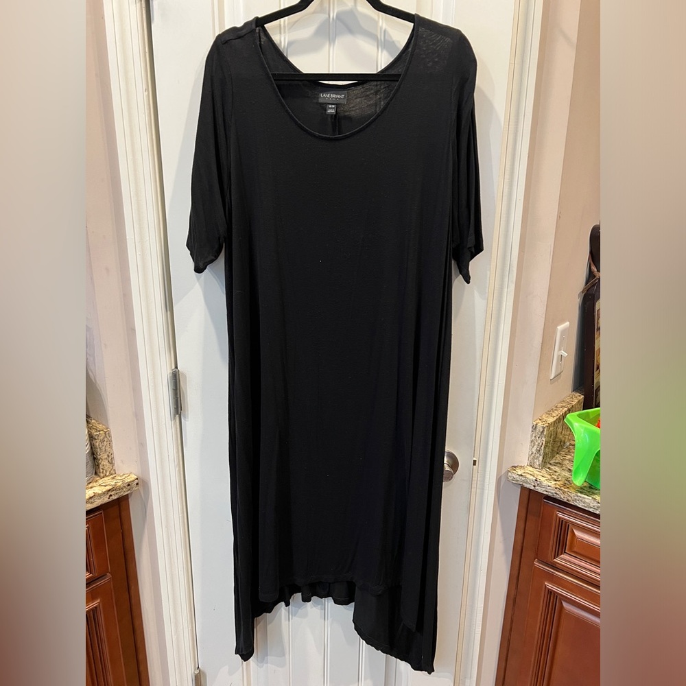 Lane Bryant Black Short Sleeve Dress Sz 18/20